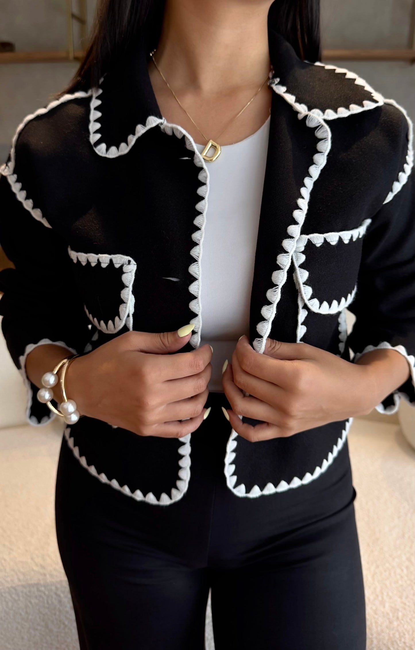 Cropped Jacket Oversized