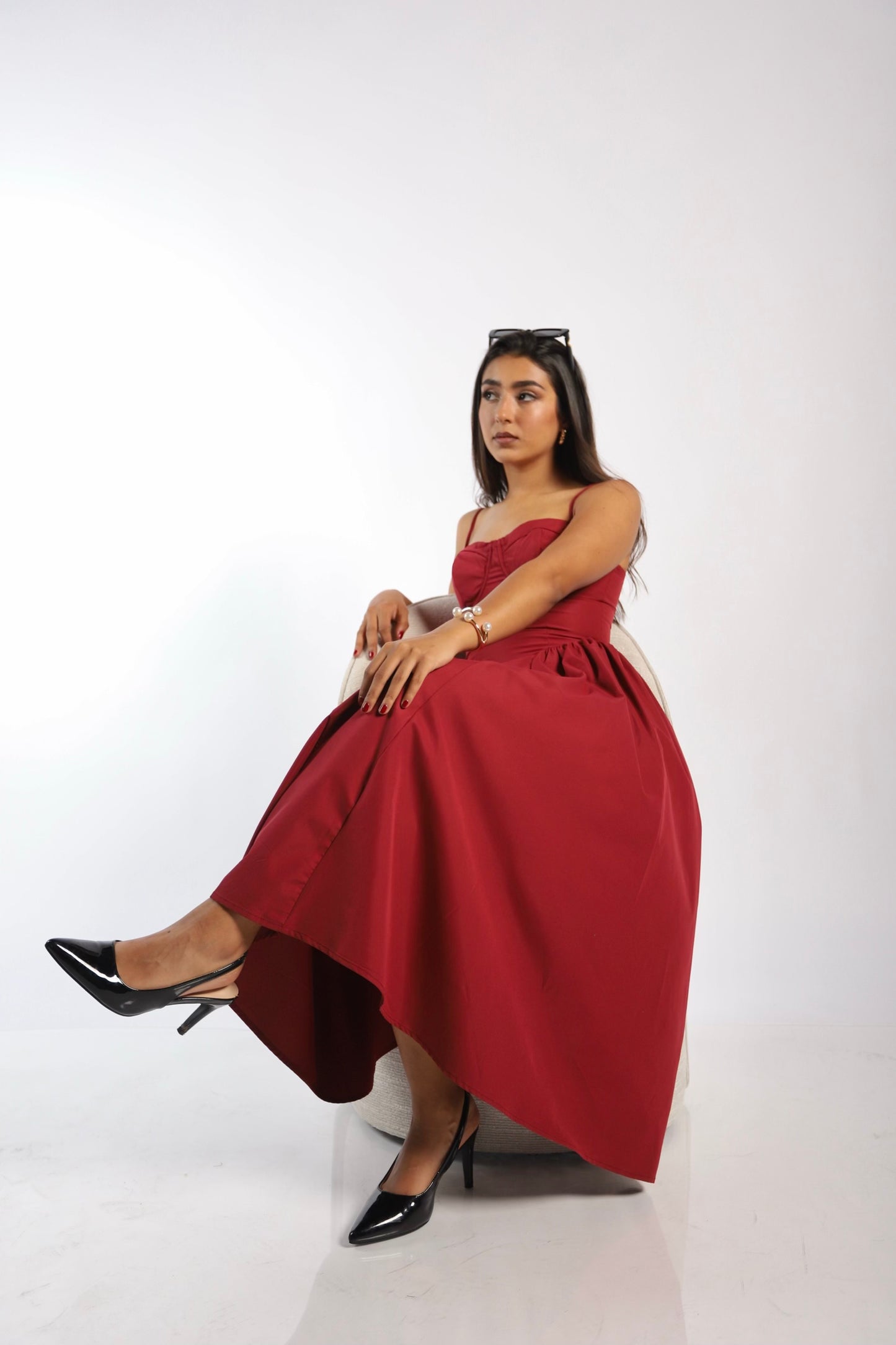 Burgundy Dress