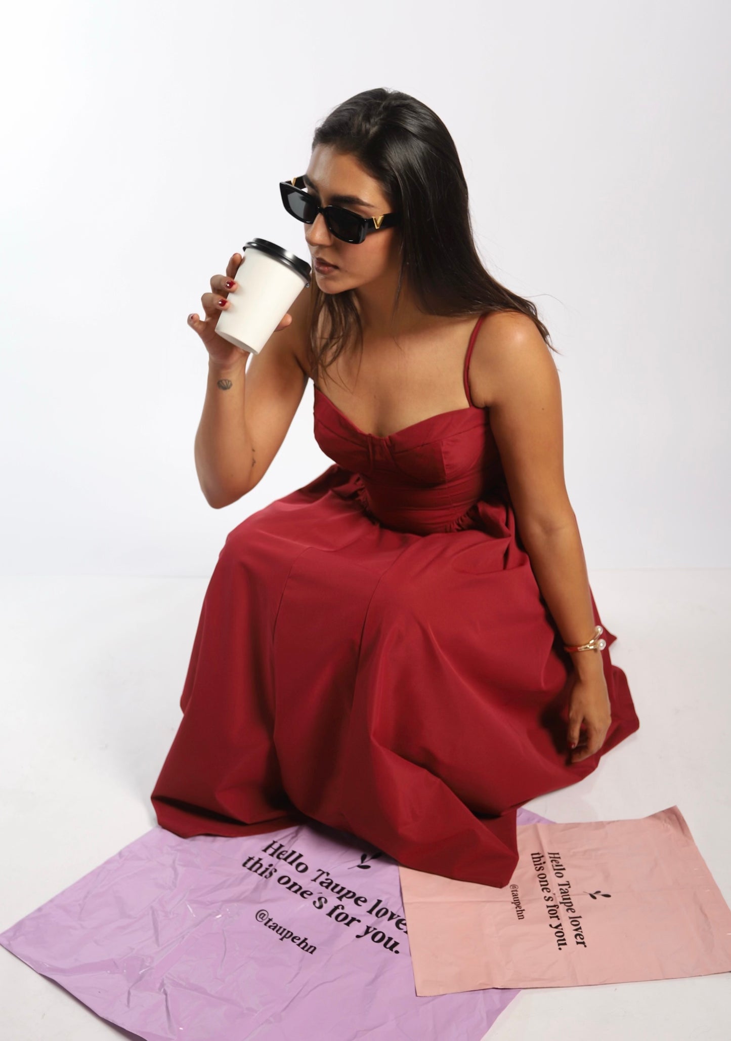 Burgundy Dress
