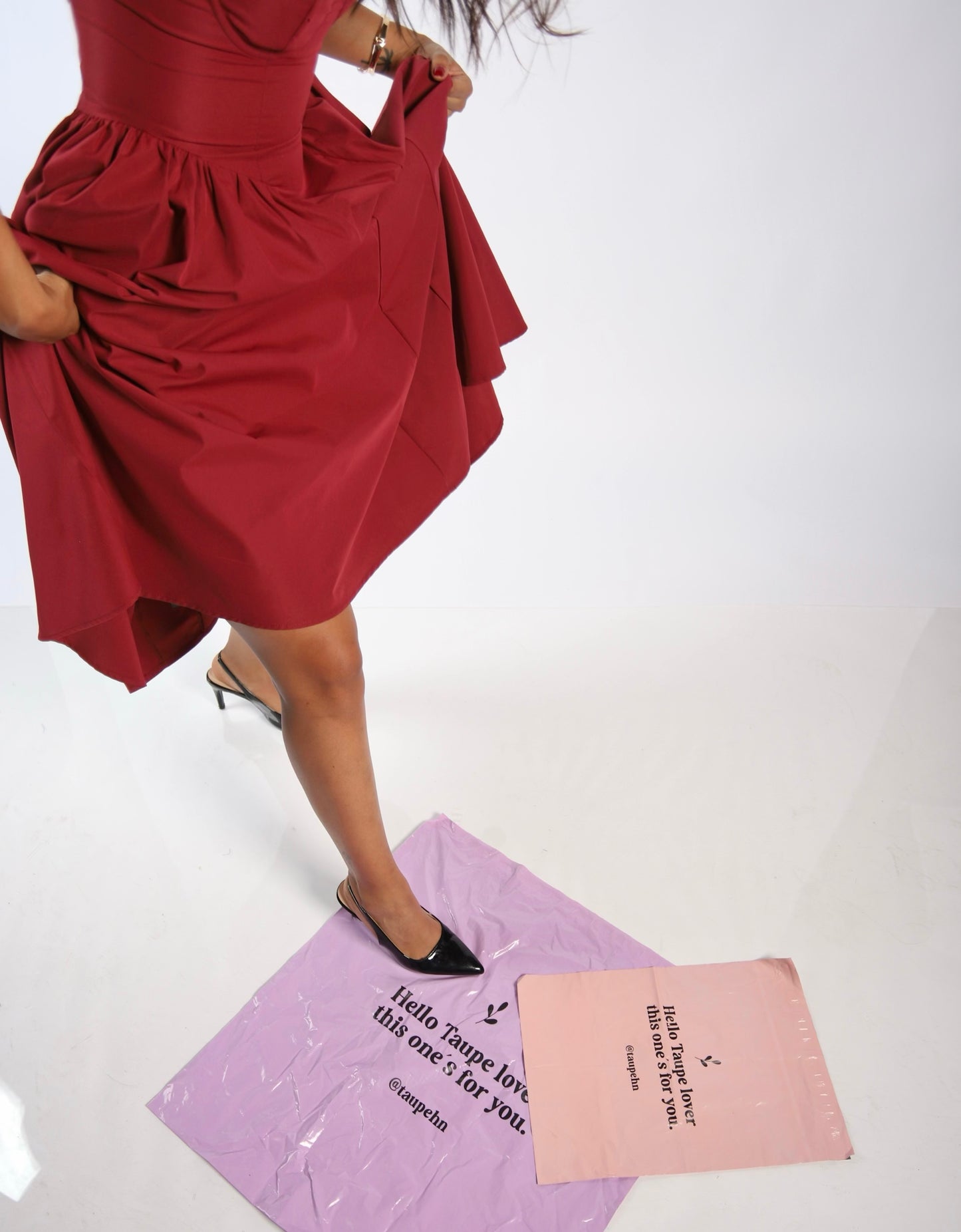 Burgundy Dress
