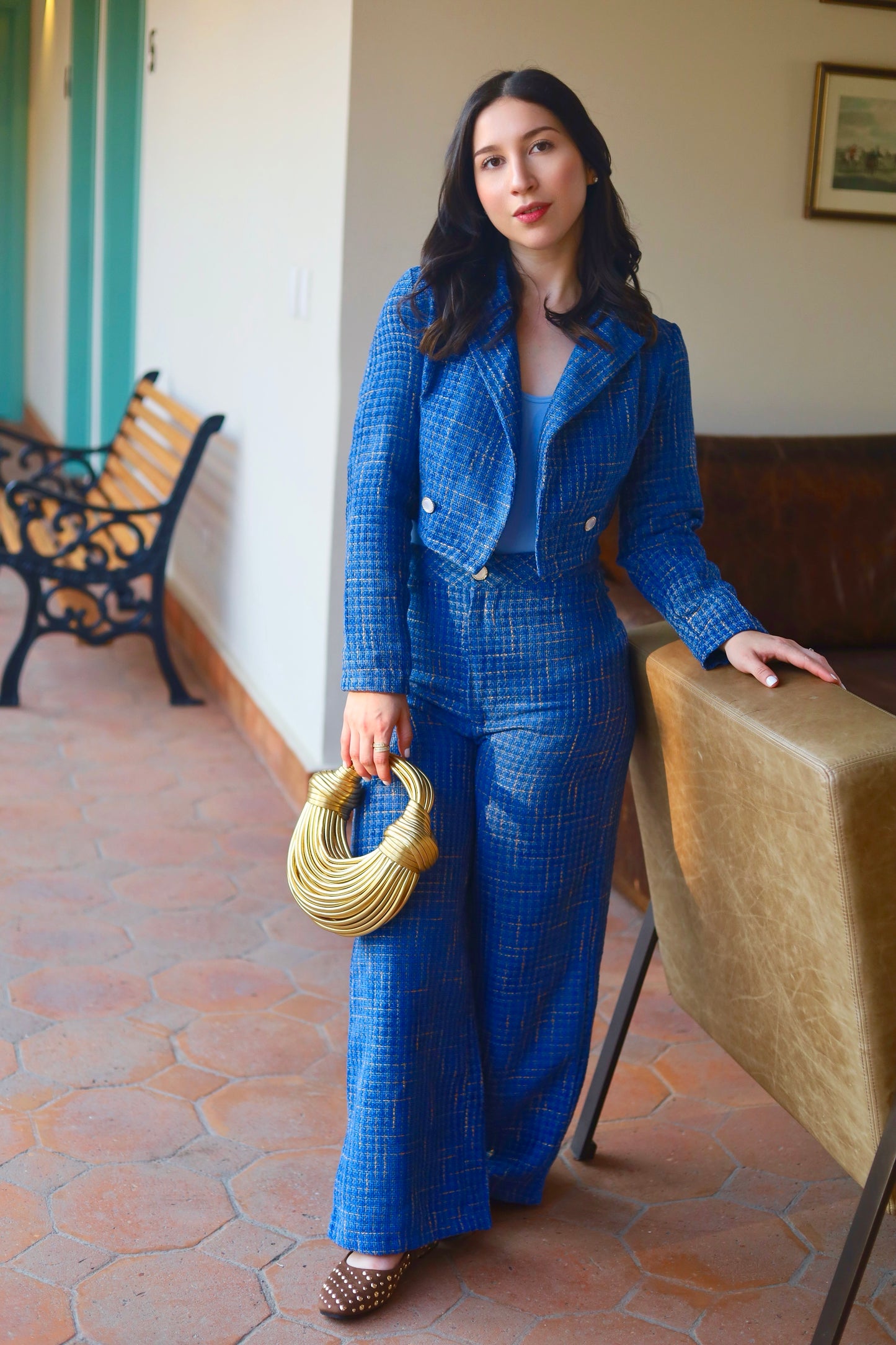 Blue Office Formal Set