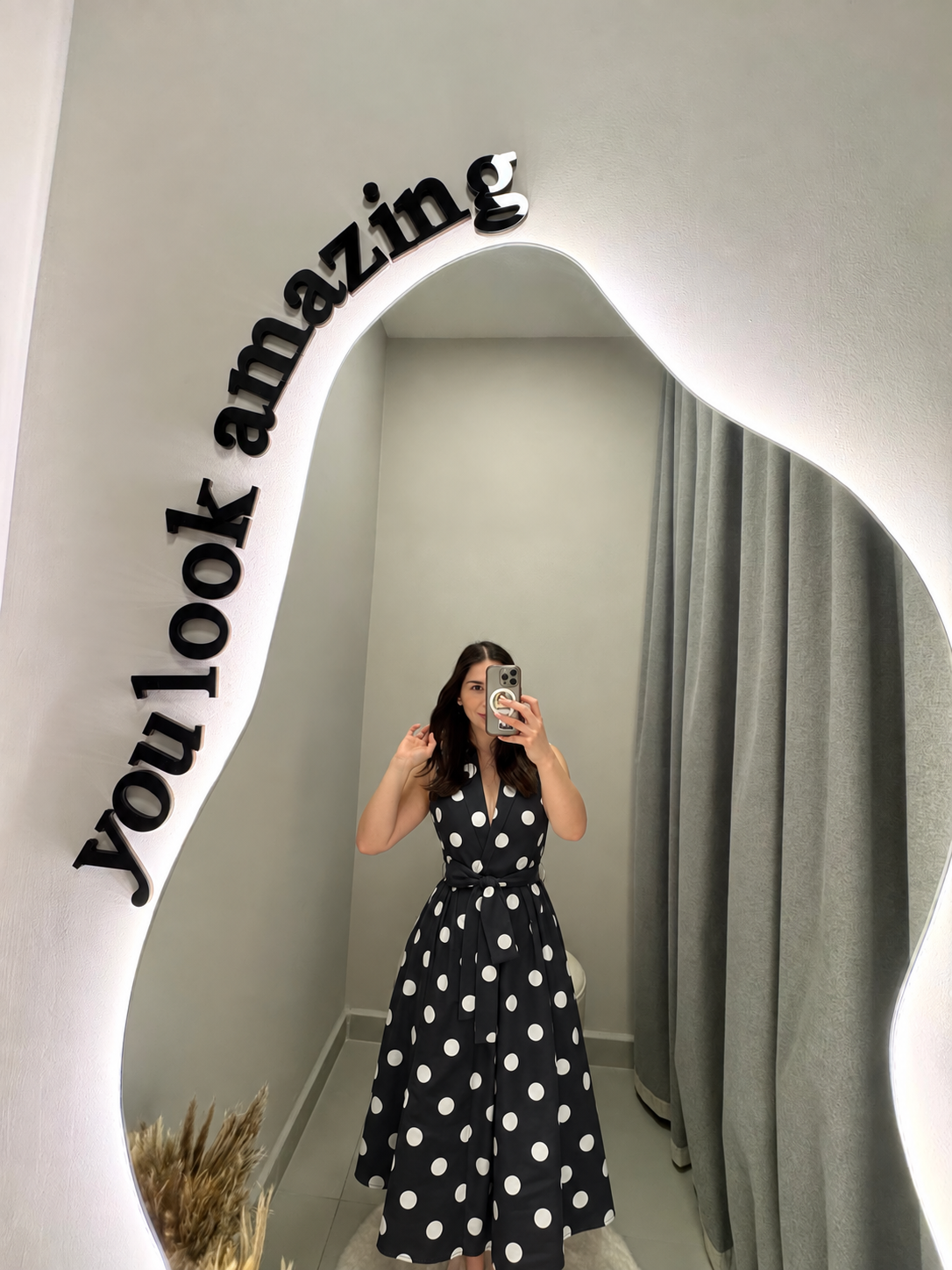 Black Polka Dots Dress