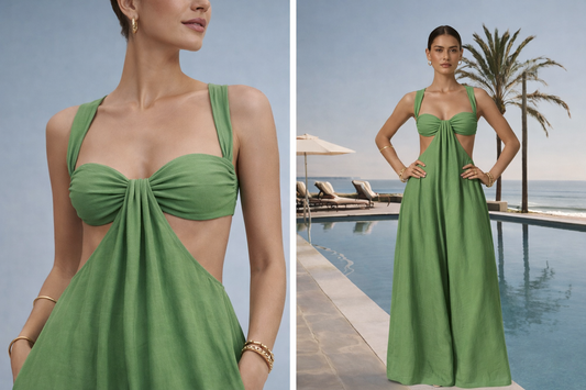 Naera Olive Jumpsuit