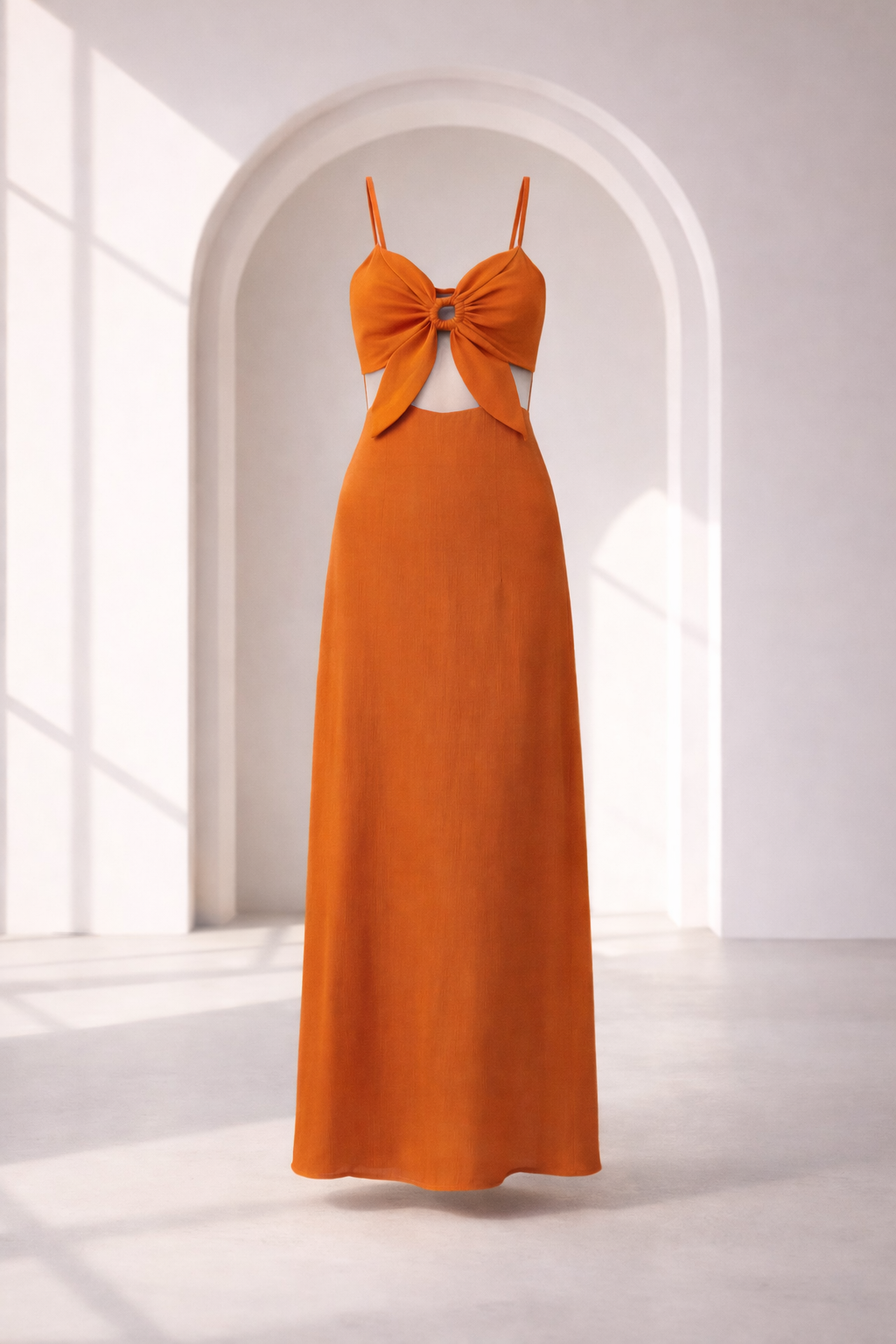Tropical Orange Dress