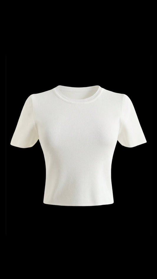 Camisa Basica Color Blanca