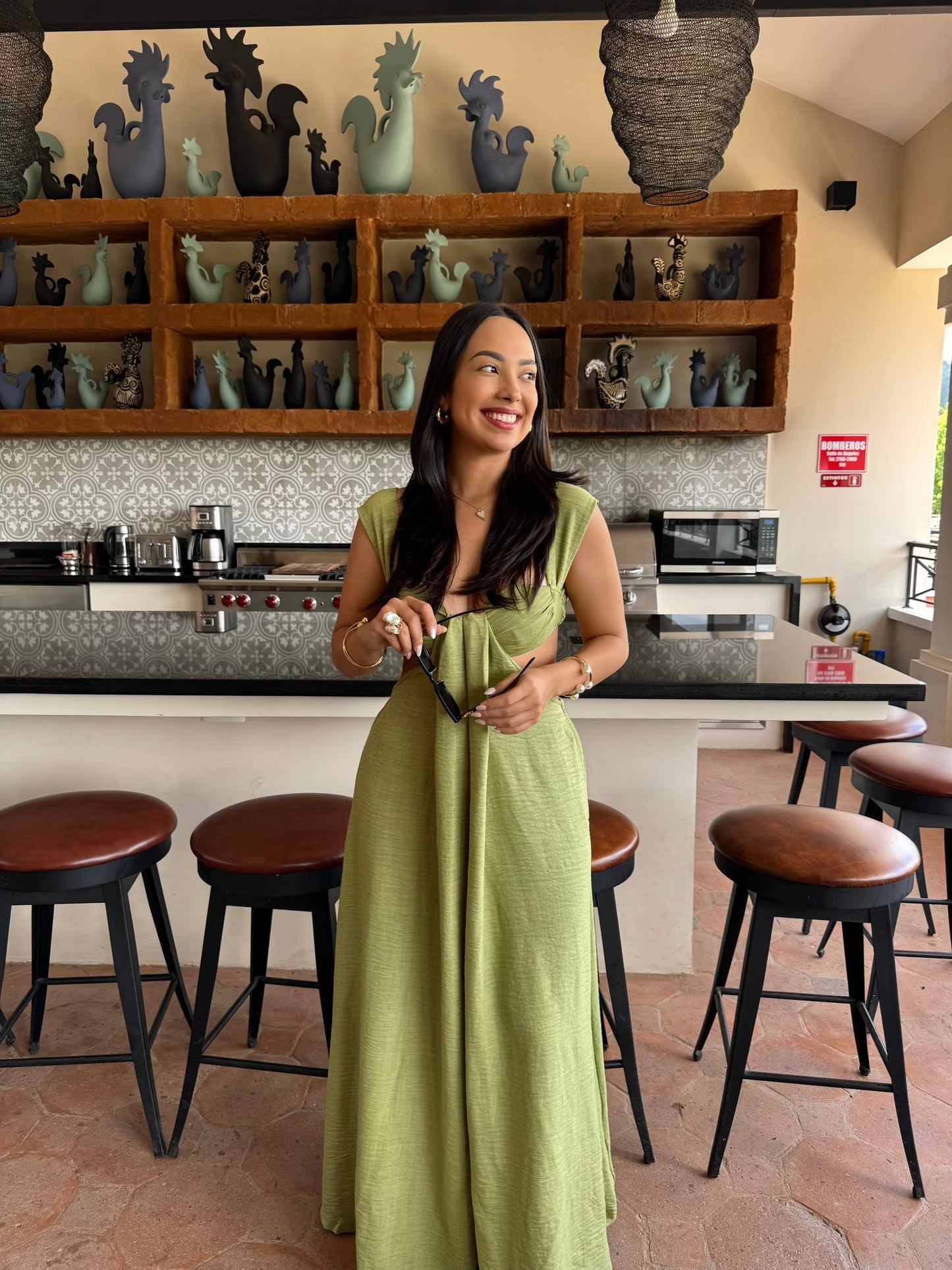 Olive Boho Jumpsuit