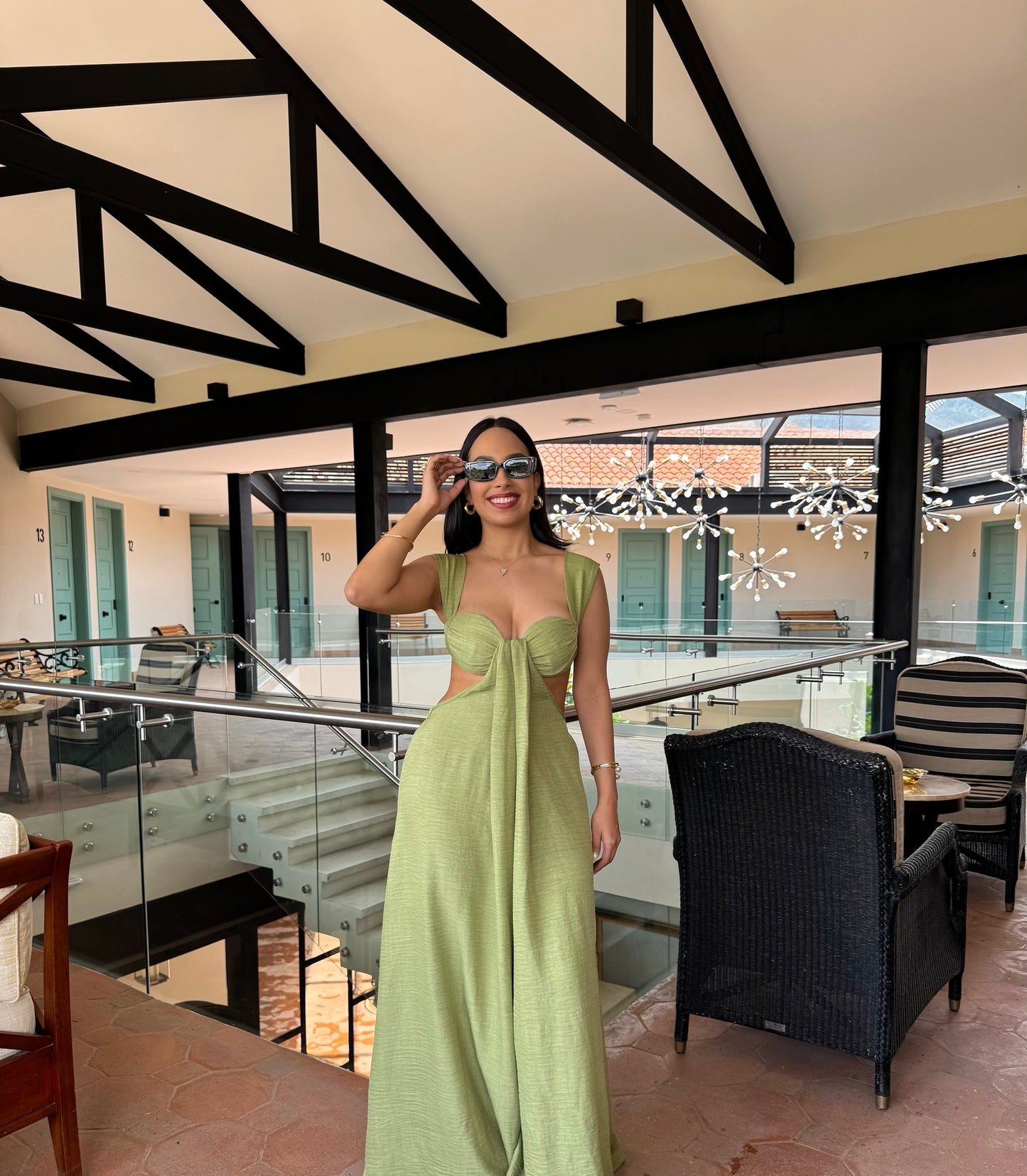 Olive Boho Jumpsuit