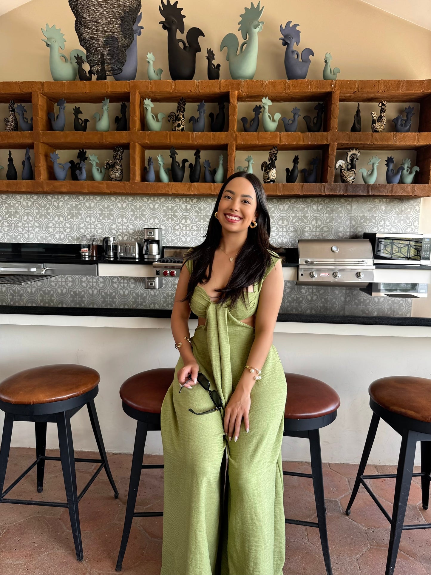 Olive Boho Jumpsuit