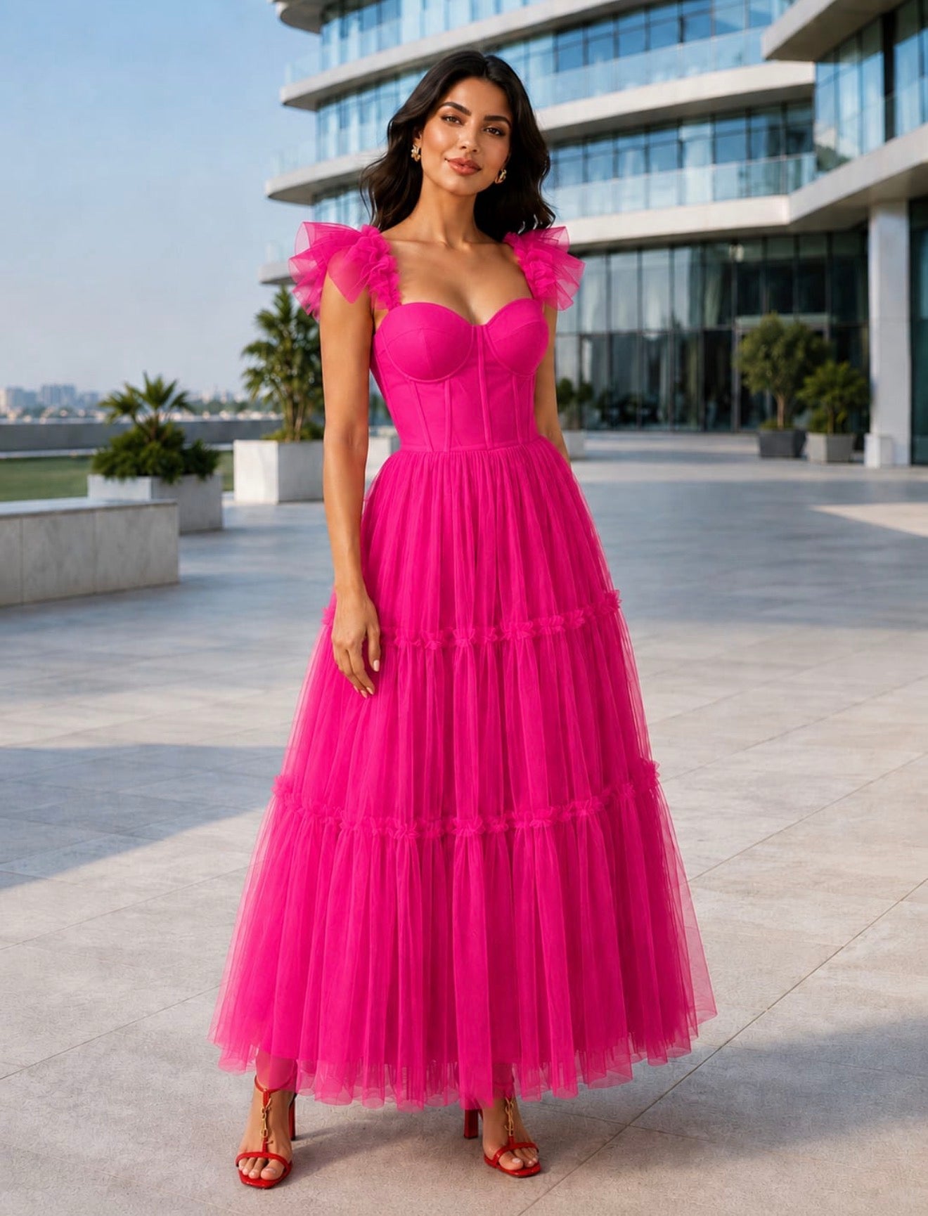 Hot Pink Dress