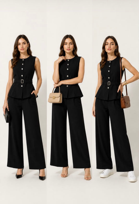 Black Formal Jumpsuit
