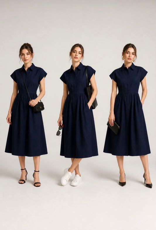 Navy Blue Dress