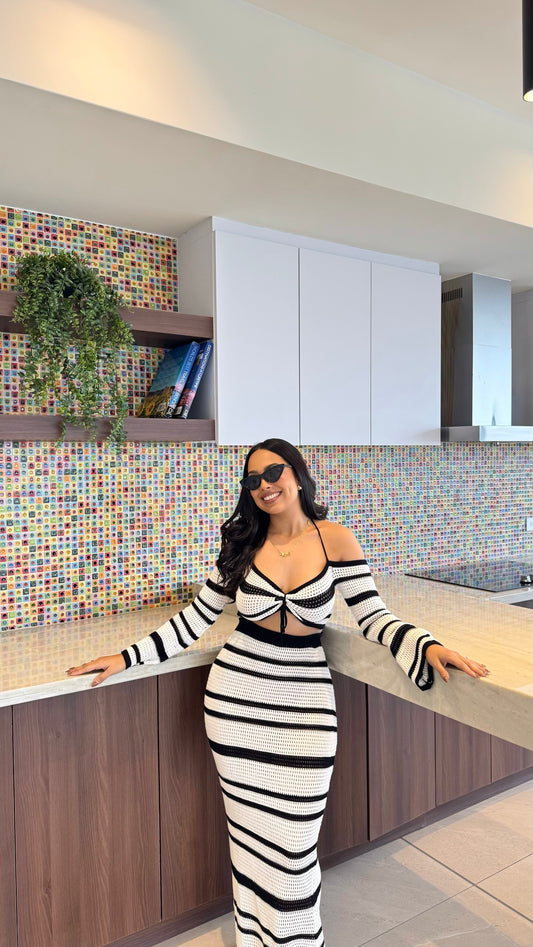 Summer Beachwear Knitted Set