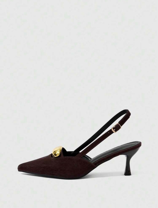 Burgundy Pump Heels