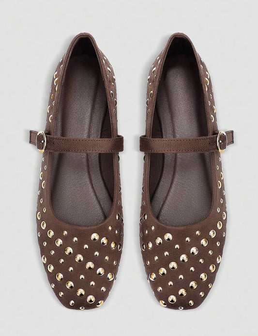 Brown Ballerina Shoes