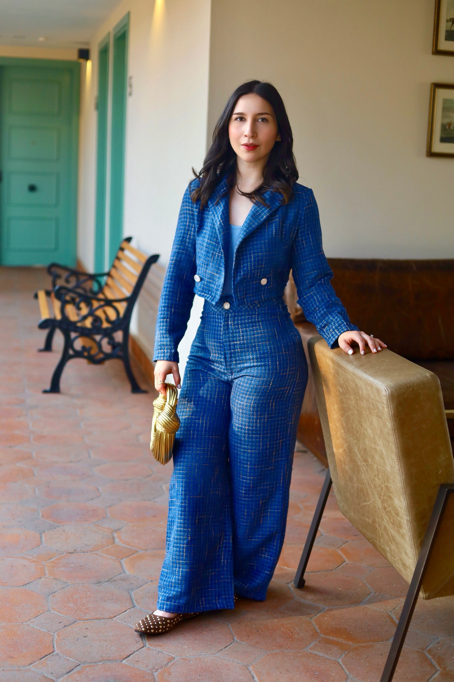 Blue Office Formal Set