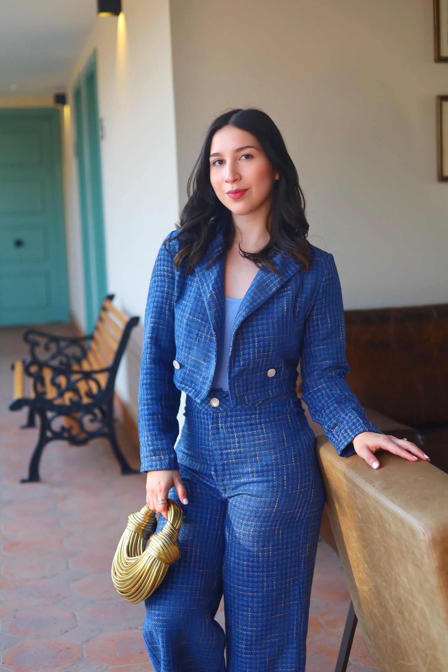 Blue Office Formal Set